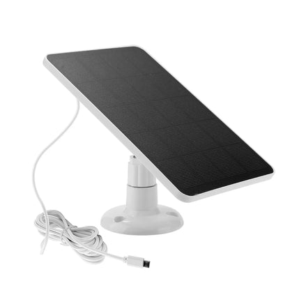 Portable 10W Solar Panel for Phones, Security Cameras & Home Lights