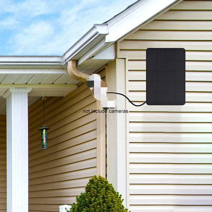 Portable 10W Solar Panel for Phones, Security Cameras & Home Lights