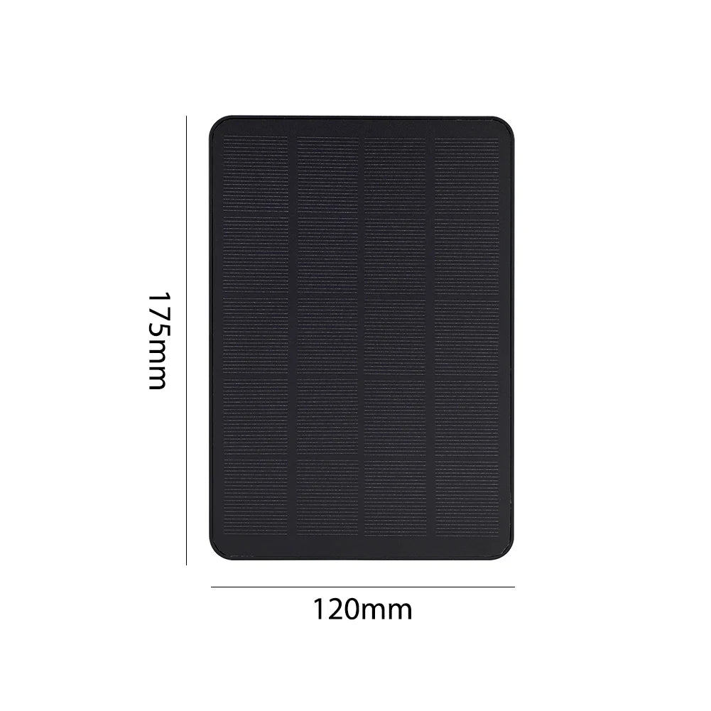 Portable 10W Solar Panel for Phones, Security Cameras & Home Lights
