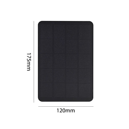 Portable 10W Solar Panel for Phones, Security Cameras & Home Lights